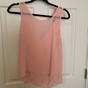 Blush pink tank top